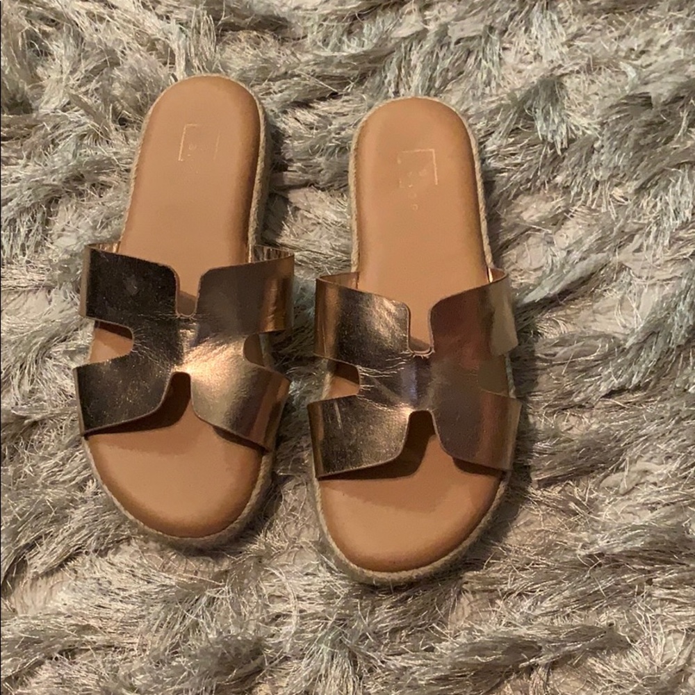 Rose gold Sandals